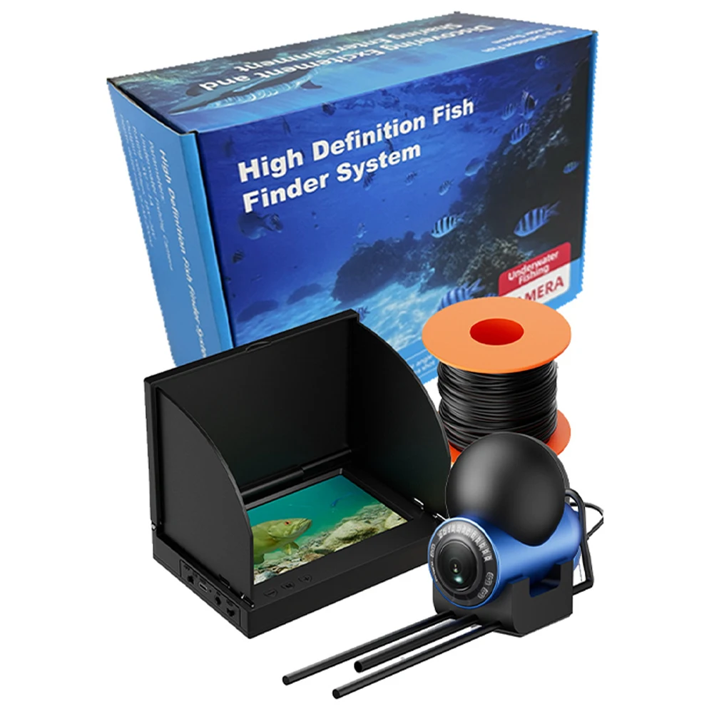4.3inch HD Screen Fish Finder 0.6m-500m 220&deg; Wide Angle for Boat Sea Fishing Underwater