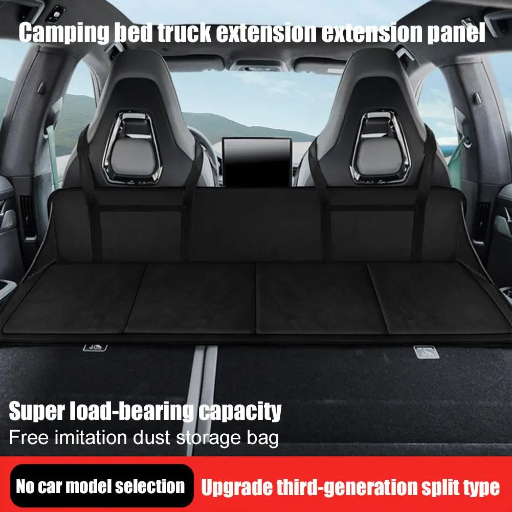 Back Seat Extender Back Seat Extender Car Seat Cover Camping Air Mattress Hammock Travel Bed Non Inflatable Car Extra Long Mattress For SUV Truck