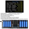 8 Channel 18650 Lithium Battery Capacity Tester Digital Battery Internal Resistance Tester Module Automatic Charging Discharging 2