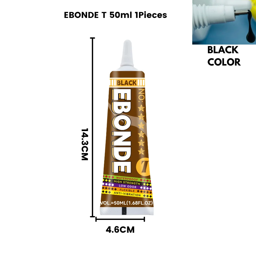 15ML 50ML 110ML T900S Upgrade EBONDE T Schwarz Low Corrosion Kontakt Klebstoff Acryl Freundliche Telefon Rahmen fall Reparatur Kleber – Detail 7
