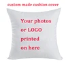 DIY Customized Throw Pillow Custom Cushion Cover Home Decorative Square Wedding Pets Baby Picture Print Pillowcase Gift 1
