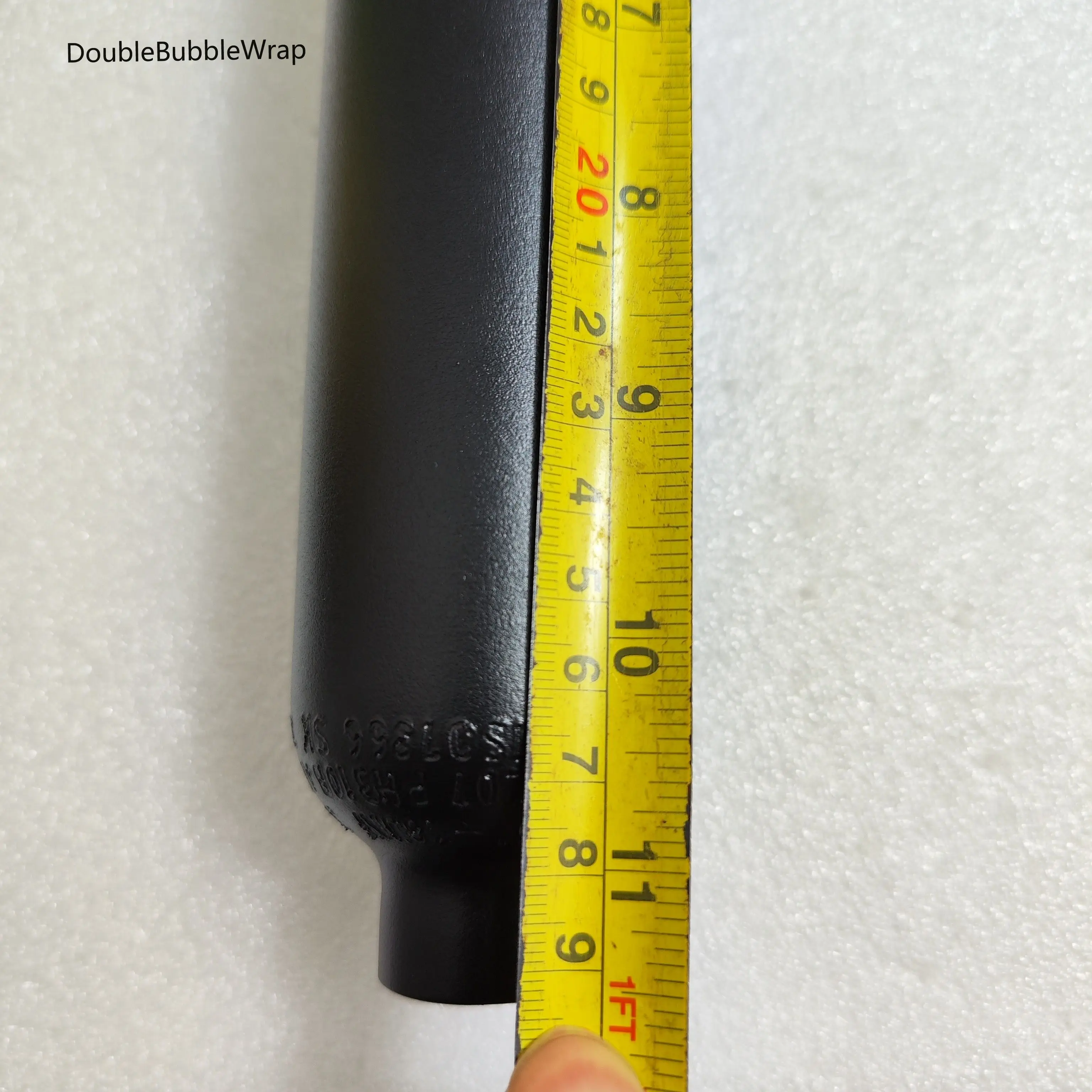 0.38L Matte Black Flat Aluminum Bottle 50mm OD  5/8"-18 UNF Inlet Thread Tank Bottle 20Mpa 4500psi Tank For Cylinder Diving 6