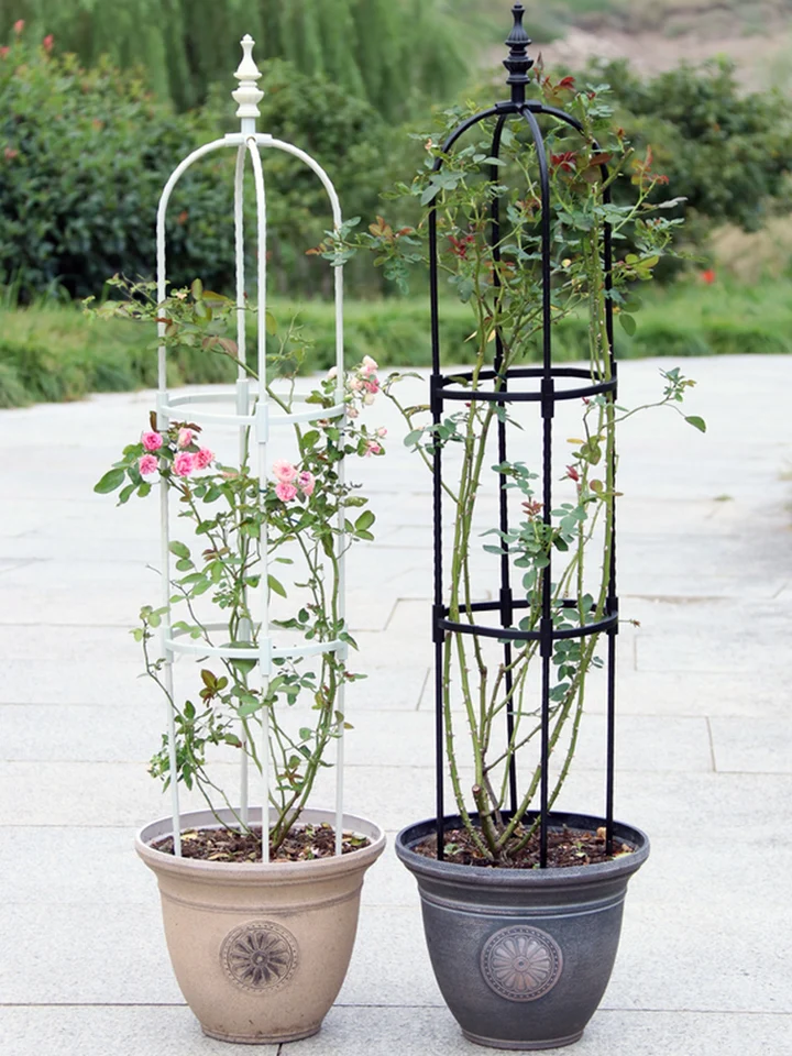 Metalen tuinboog, pergola-latwerk voor klimplanten, duurzame