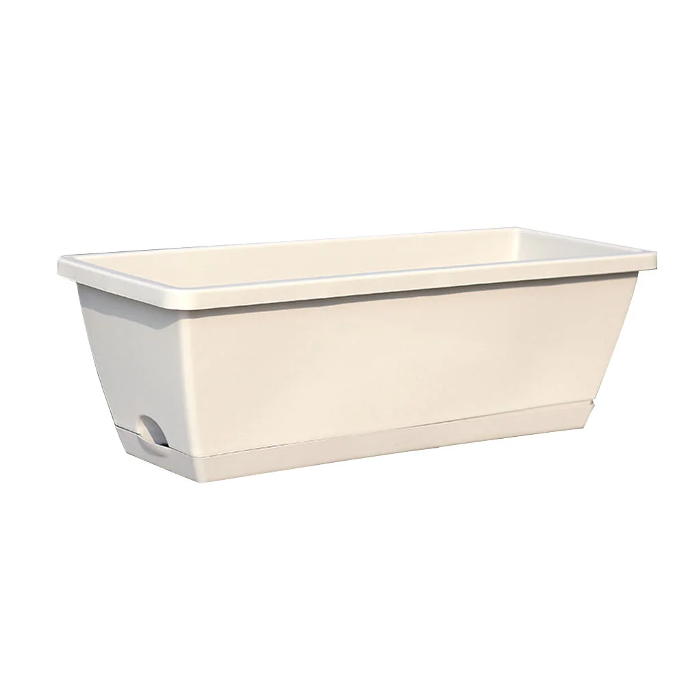

Pots for Plants Plastic Vegetable Planting Basin Trough Flower Box Balcony Vegetables Garden Gardening Flowerpot Nursery