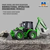 1:14 HUINA 1579 Remote Control Truck Excavator 9CH Loader Two-way Forklift Sound Light Simulation Engineering Car Model Kids Toy 4