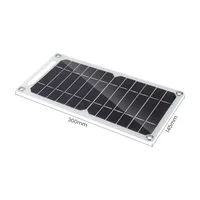 Pour l'urgence extérieure USB 5-35W chargeur Portable étanche panneau solaire peut être fixé sac à dos pour la randonnée en plein air, le Camping 5