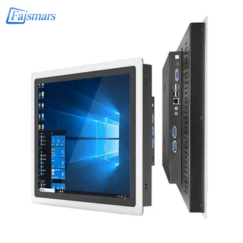 10.4 12.1 15 Inch Embedded Capacitive Touch Screen Panel PC All in One J1900 i3 i5 i7 CPU Industrial Panel PC For Win10 pro