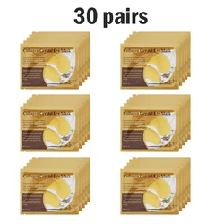 Gold Collagen Crystal Eye Mask - Firming & Moisturizing Eye Patches (Gold 30 pairs)