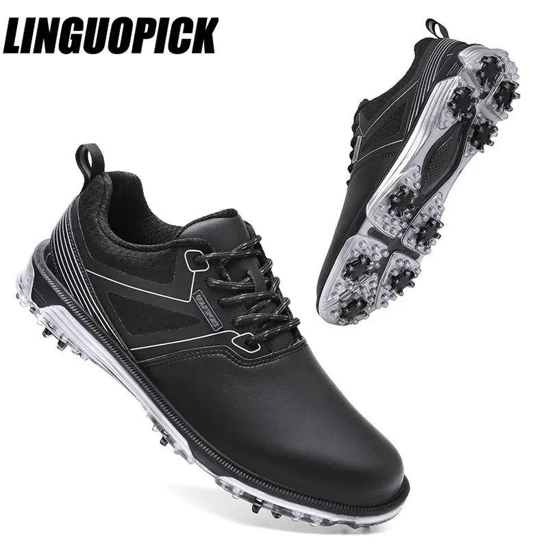 Golf Shoes for Men and Women Waterproof Breathable Spikeless Sports Shoes for Walking Outdoor Golfing golf shoes