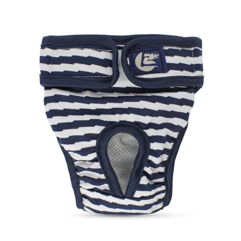 Pet Striped Physiological Trousers Anti Harassment Cotton Dog Menstrual Elasticated Edges Prevent Strangulation Pet Products dog diapers pet diapers dog nappies
