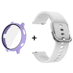 Bundle di Accessori Premium: Custodia in Vetro, Cinturino, e Protezione per Schermo con Cinturini da 20mm e Cover PC+Bumper