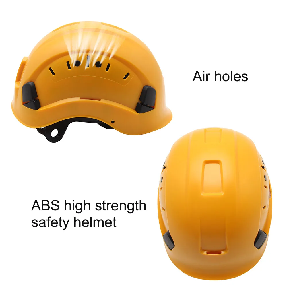ABS Safety Helmet Construction Climbing Steeplejack Worker Protective Helmet Hard Hat Cap Outdoor Workplace Safety Supplies CE