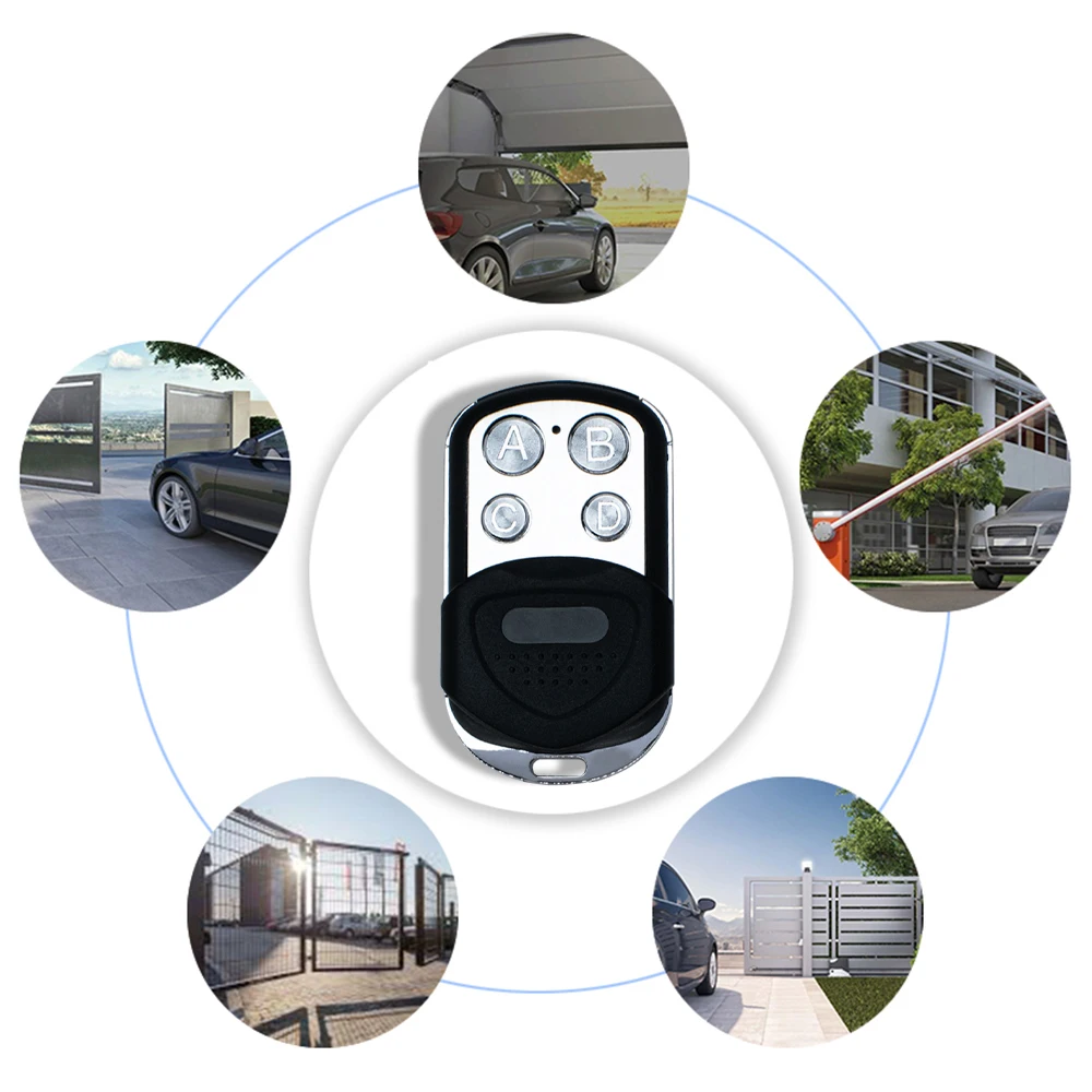 Clone 300MHz 303MHz 315MHz 330MHz 390MHz 433MHz 868MHz With 8 / 10 Dip Switch Fixed Code Garage Door Remote Control Duplicator garage door remote control garage remote controller garage door opener remote control wireless remote controller