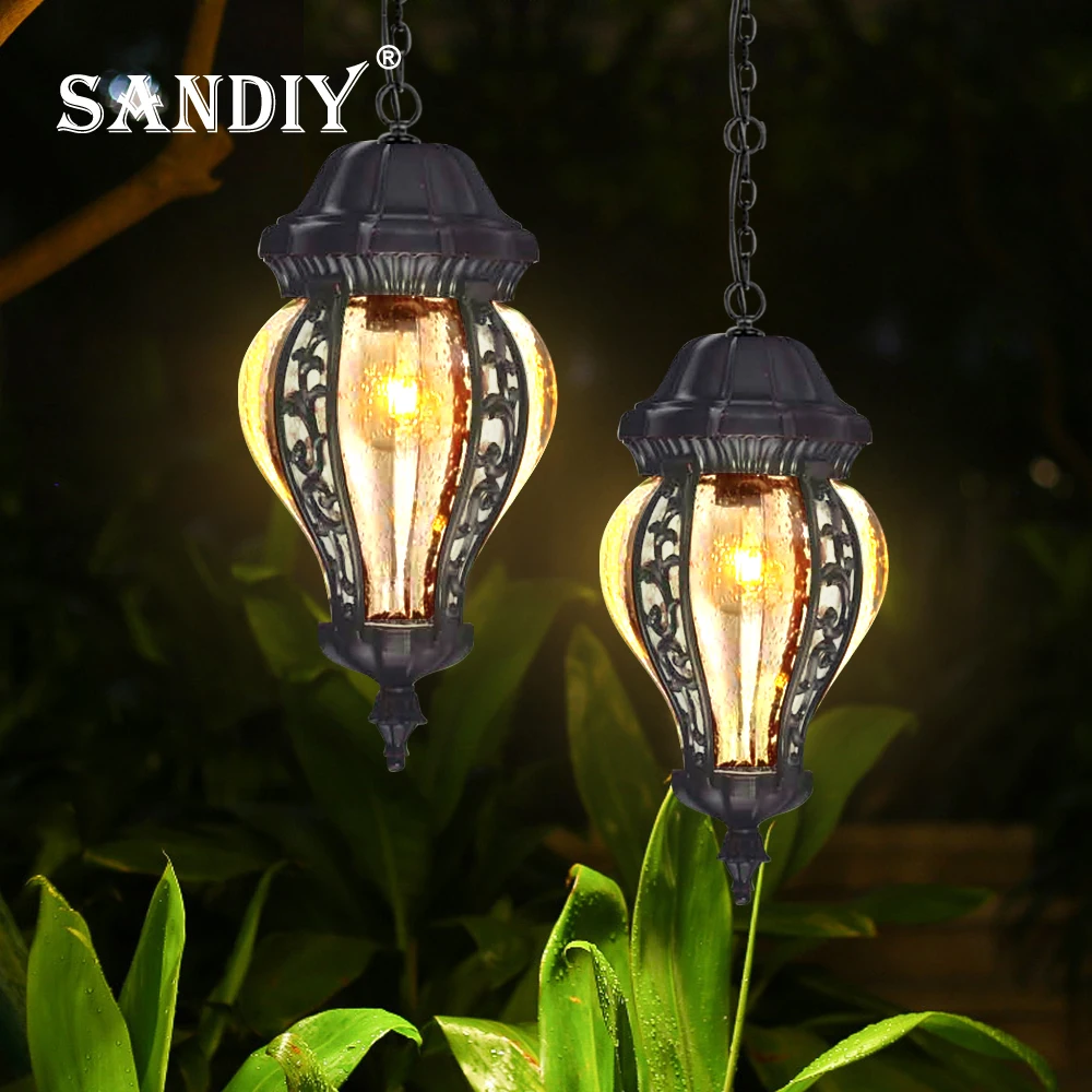 SANDIY Vintage Outdoor Wall Light Antique Porch Lamp Retro Wall Sconce for Villa Patio Aisle Courtyard Exterior Lighting E27/E26 yoofun 50sheets antique vintage newspaper material paper book scrapbooking decorative collage background paper retro stationery