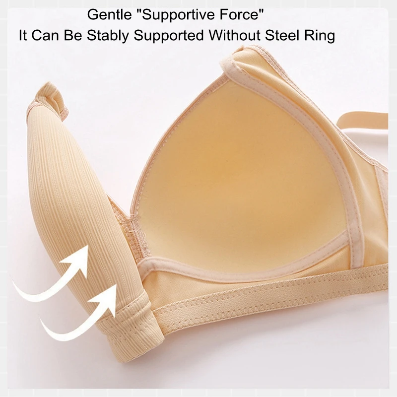 BC Cup Large Size Women\'s Bra No Steel Ring Comfortable Lingerie Sexy Push Up Adjusting Underwear Thin Mold Cup Brassiere