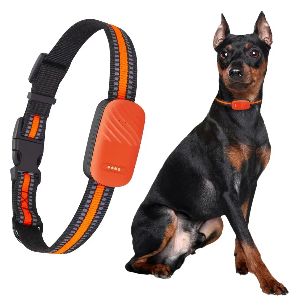 4G Pet Collar GPS Tracker Electronic Geo-Fence for Dogs Cats IP67 Waterproof Real-time Anti-lost Alarm Tracking Device Locator