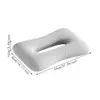 Ear Piercing Pillow with Removable Cover Ergonomic for Office Travel Bedroom 6