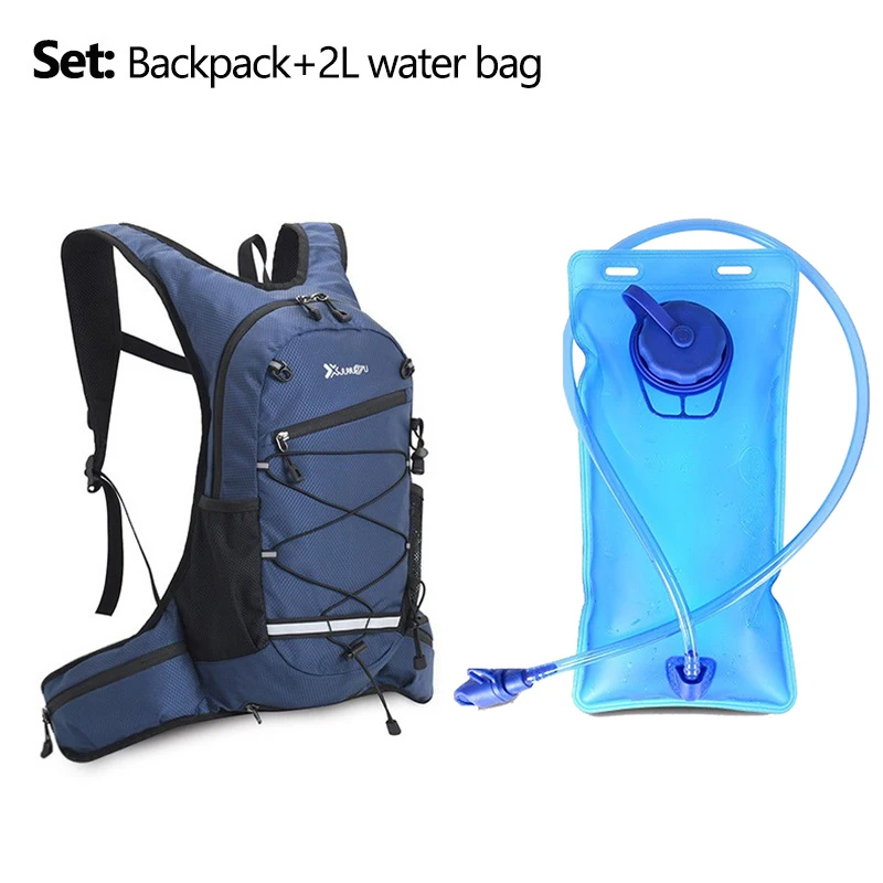 2Liter Water Bag Backpack Set MTB Bike WaterBag Rucksack Bicycle Hydration Backpack Cycling Sports Refill Water Bladder Knapsack 3