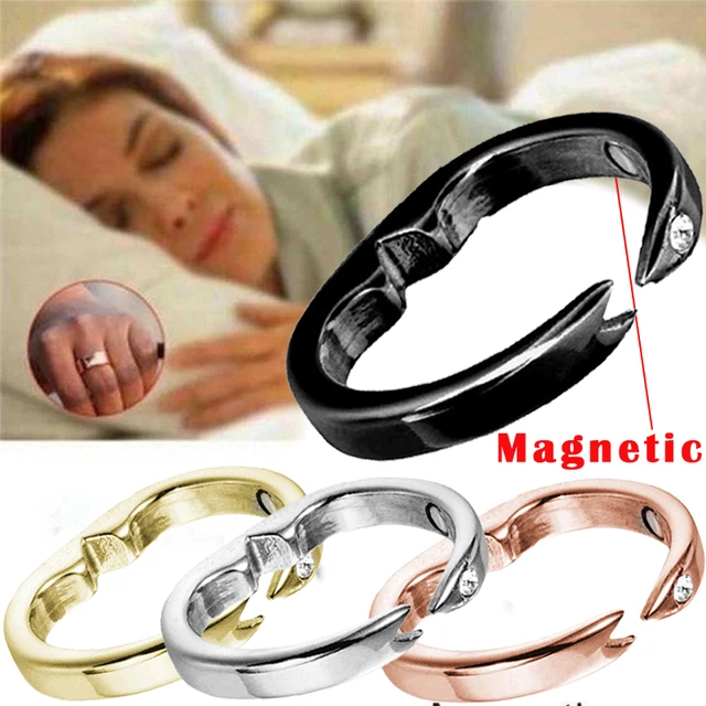 1 Piece Anti Snoring Ring Stopper Sleeping Breath Aid Acupressure Treatment  Stop Snore Health Care Magnetic Therapy Finger Ring - AliExpress