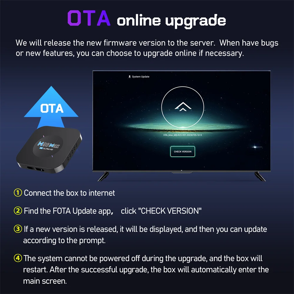 Android 11 TV box H96 MAX M5 2GB 16GB 4K Smart TVbox 2.4G Wifi 3D Media Player 1
