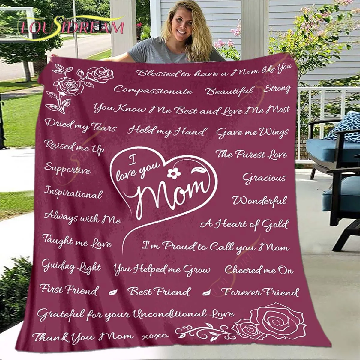 Gifts for Mom Blanket for Mom Birthday Gift Ideas Great Mom Gifts for  Mothers Day Suitable for Living Room/Bedroom Warm Blanket - AliExpress