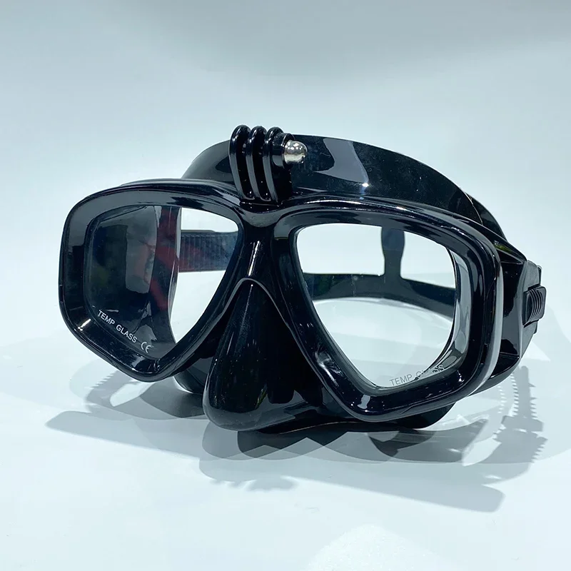 Professional Underwater Diving Mask Scuba Diving Goggles for GoPro Small Sports Camera All-dry Glasses