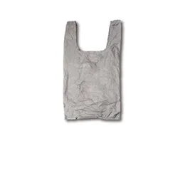 Eco - Friendly Ultra - Light Waterproof Folding Reusable Shopping Bag (Grey)