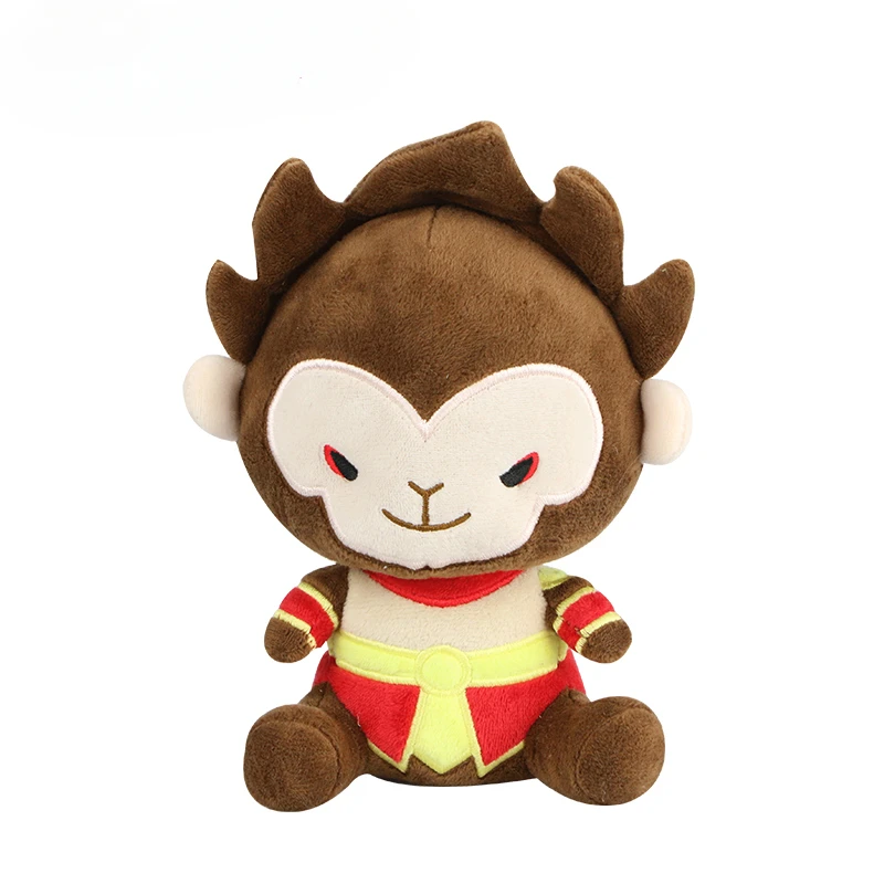 Original LOL Monkey King Sun Wukong Collection Plush Doll Game Toys Birthday Gifts Garage Kit Desktop Decoration Plush Toys