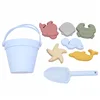 Summer Beach Toys for Kids Soft Silicone Sandbox Set Beach Game Toy for Send Children Beach Play Sand Water Play Tools Sand 4