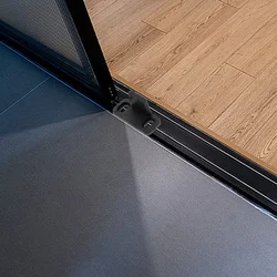 8Pcs Barn Door Floor Guide Hardware Guide Sliding Barn Door Hardware for Hardware