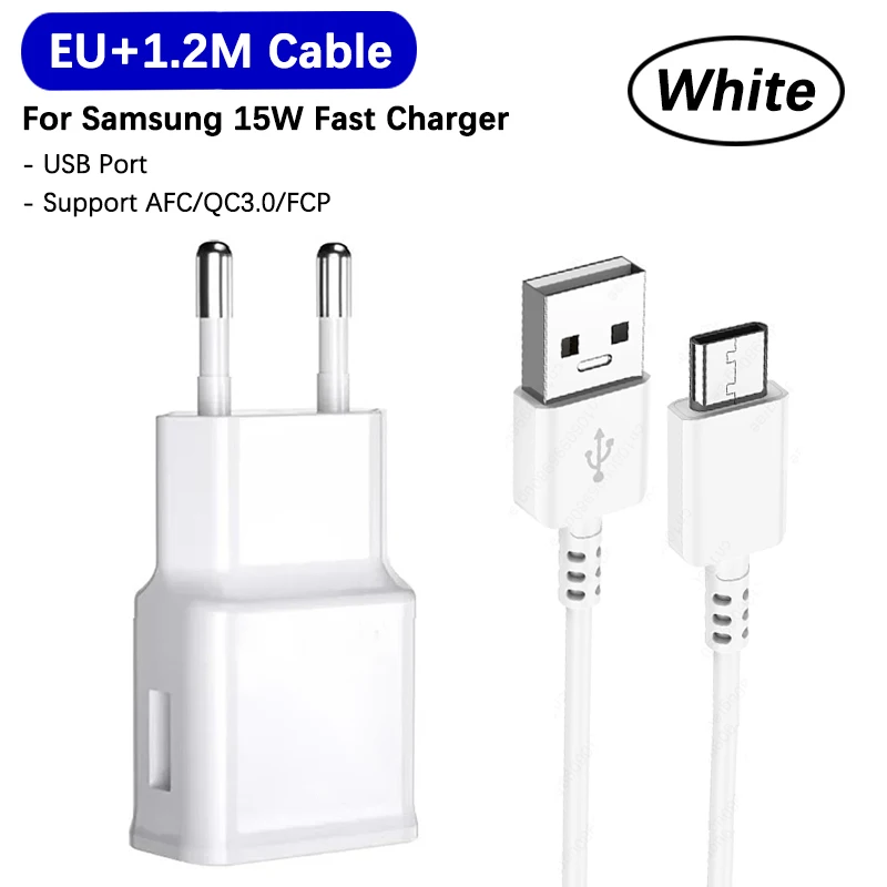 Samsung 15W Super Fast Charger EU/US Travel Power Adapter