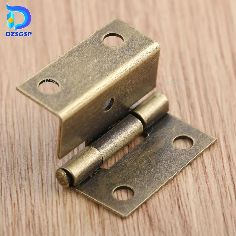 2Pcs Spring Hinges Self Closing Thickened Stainless Steel 4 Holes Automatic Cabinet Door Jewelry Wooden Box 25/38/50Mm Hardware
