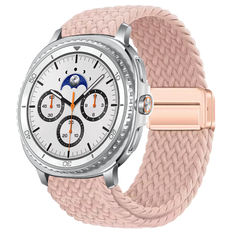 Braided Nylon Solo Loop Bracelet - Magnetic Sports Strap