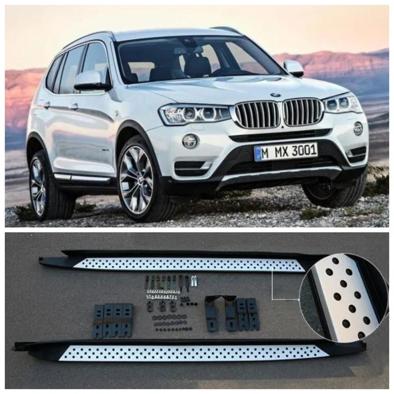 

Fits For BMW X4 F26 2011.2012.2013.2014.2015.2016.2017 High Quality Aluminum alloy Running Boards Side Step Bar Pedals