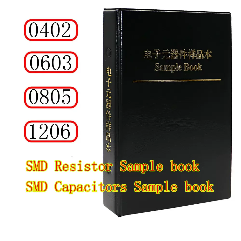 

0402 0603 0805 1206 1% SMT Chip Resistor Assortment Kit SMD Capacitors Sample book
