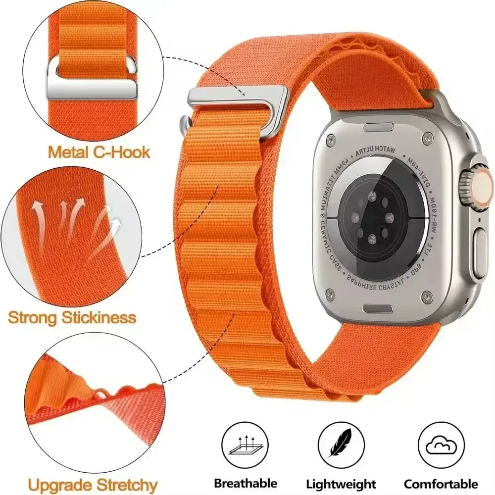 Nylon Alpine Loop Sport Bracelet Wristband