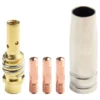 Brand New Practical Welding Nozzle Consumables Kit Replacement 5pcs/set Conductive Tip MB15 15AK MIG Welding Spare Parts 6