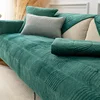 Plush Velvet Sofa Covers, Couch Cover for Living Room, Universal Towel, Non-slip, Decorative 6