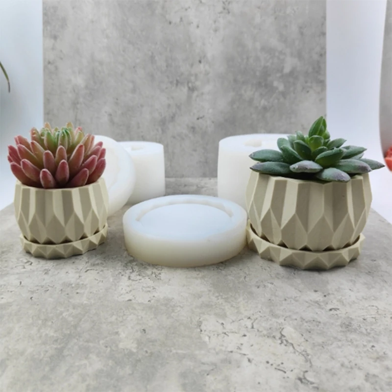 

Silicone Resin Molds for Making Succulent Plants Pot Flower Pot Plant Holder
