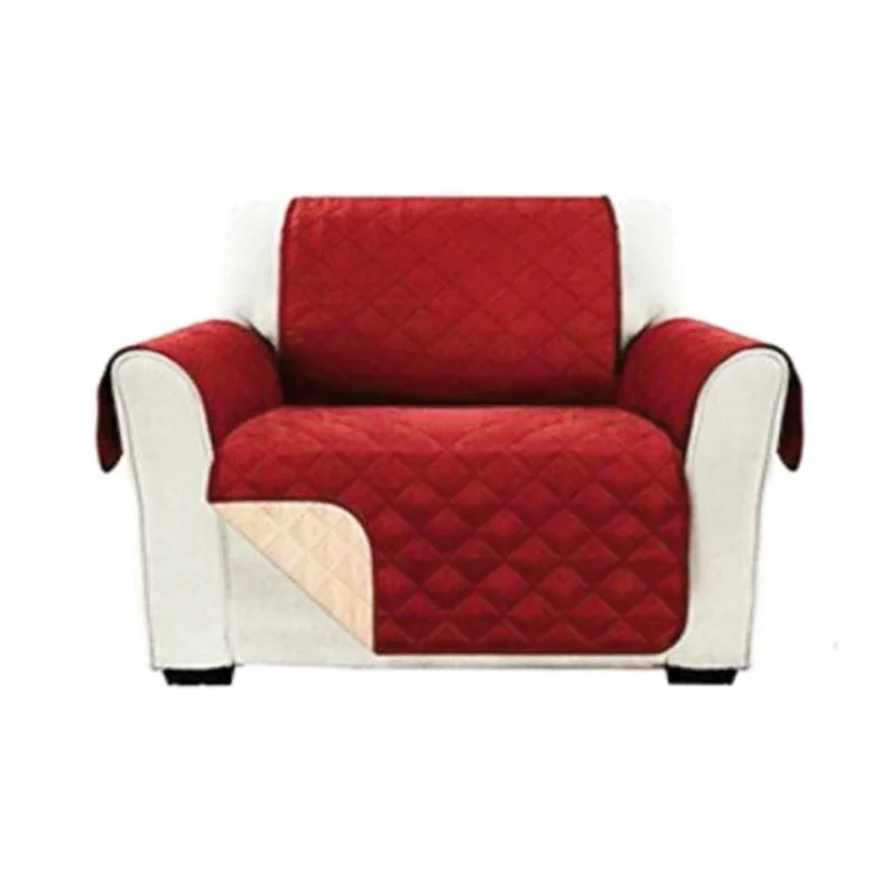 1/2/3-Seater Sofa Cover Couch Cushion Cover Faux Cotton Fabric Furniture Protector Slipcovers Removable Home Decoration 4