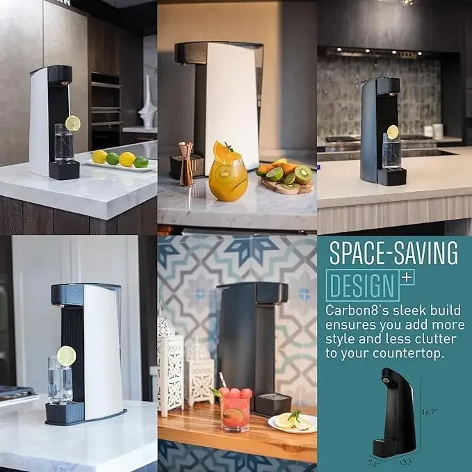 Water Maker Machine - Home Soda Stream Machine, Screw-In CO2 Carbonator, Countertop Water Mineralizer, Seltzer Soda Maker Machin 5