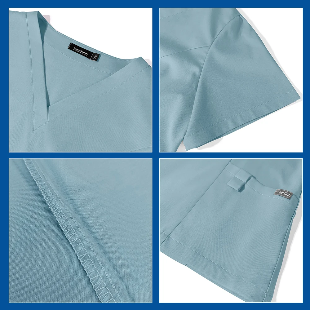 Hospital Doctor Scrubs Sets Medical Uniforms Nurse Accessories Surgical Uniform Women Dental Clinic Workwear Health Service Suit