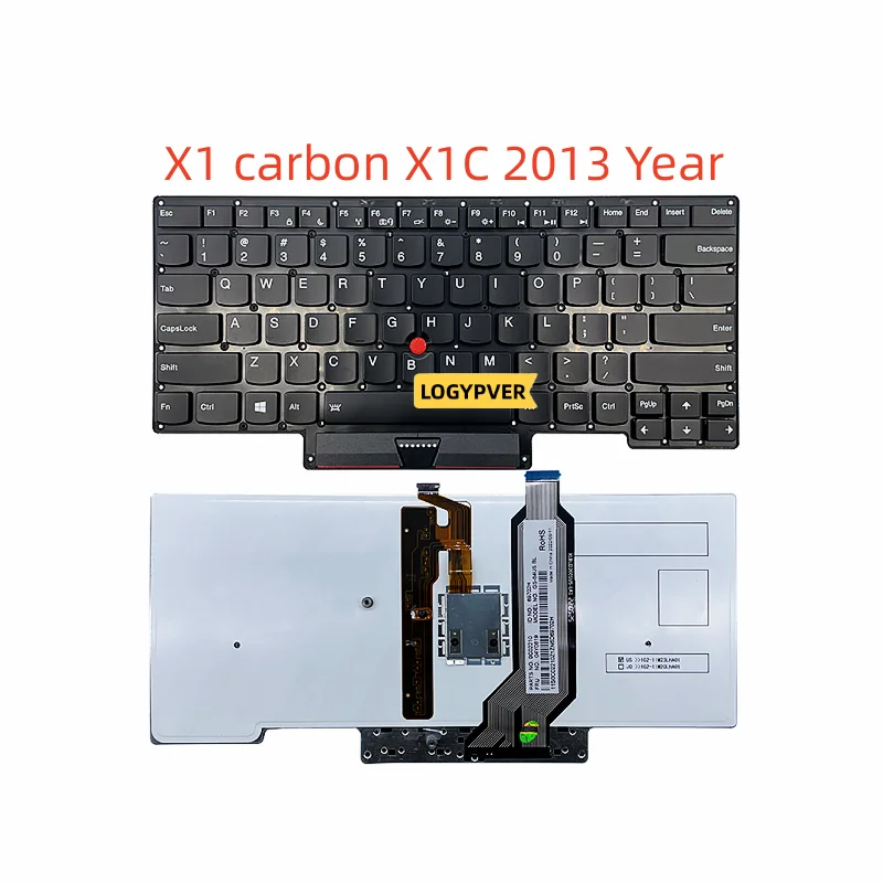 Teclado Portátil para Lenovo Thinkpad x1 Carbono X1c 3rd 2nd 3th 4th 5th 6th 7th 8th 2013 2014 2023 2023 2023 20232023 2023 Ano - Imagem 2