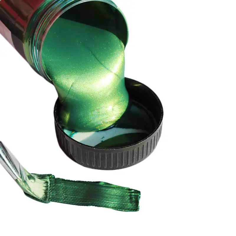 Vernice acrilica metallizzata da 60 ml, impermeabile non sbiadita per colorare statuari, vestiti a mano fai da te, pigmenti di graffiti dipinti 3