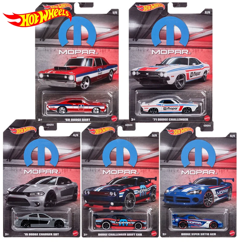 Original Hot Wheels Car Mopar Dodge Diecast 1:64 Voiture Dodge Dart Charger SRT Honda Civic Boys Toys for Children Birthday Gift