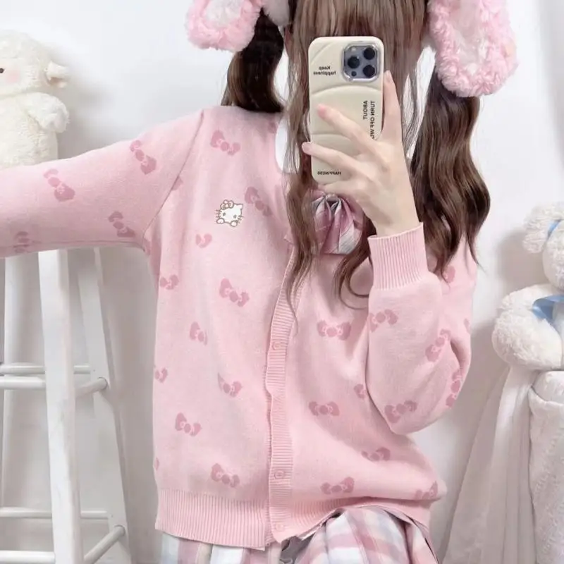 Sanrio  ŰƼ ī  ѱ  Sweet Bow  л  Kawaii Soft Girl Style Ʈ  