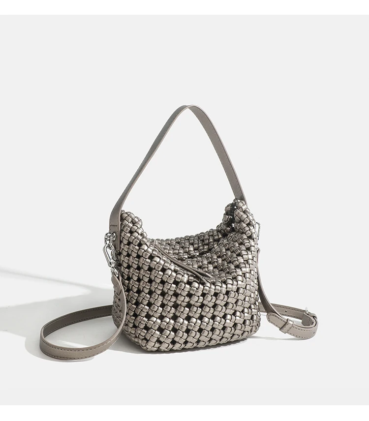Kazrvna Beliebte Damenhandtaschen PU Gewebte Tote Hobo Taschen Mittelgroße Günstige Damen-Clutch-Taschen Angebote Original Marken Damen Casual – Detail 15