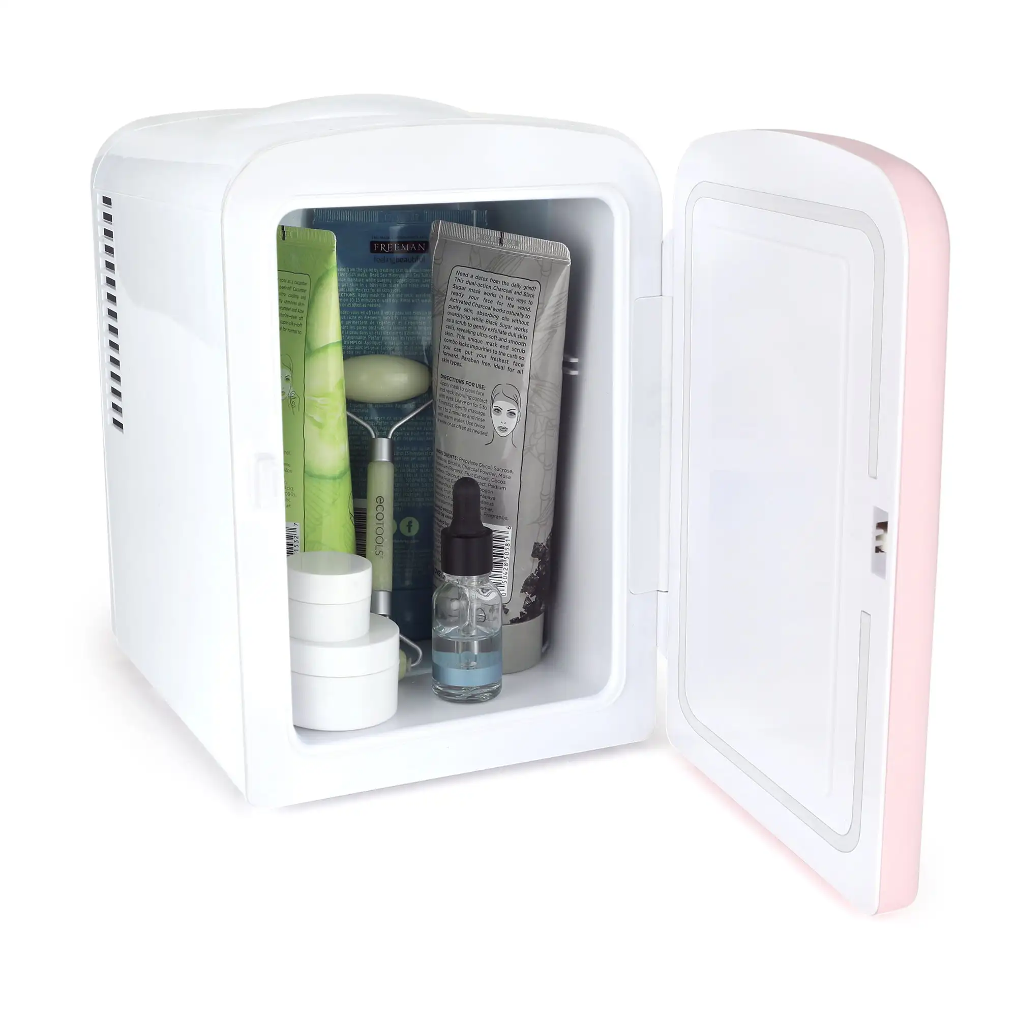 Mini Fridge Small Space Cooler Pink Portable Refrigerator Suitable for Car,  Outdoor refrigerador pequeño para cuarto