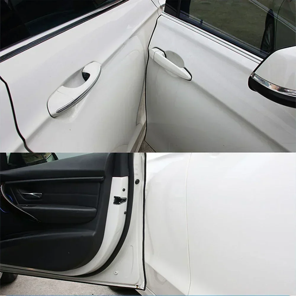 Durable 5M U-Type Rubber Car Door Protector Anti-Collision Strip