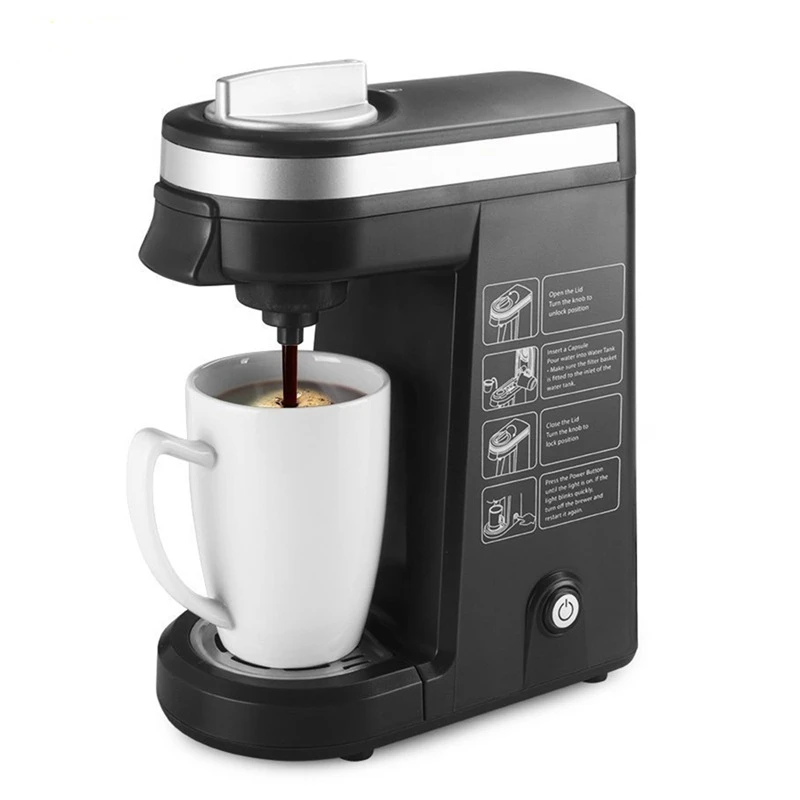 CHULUX Single Serve Coffee Maker Brewer for Single Cup Capsule